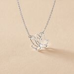 Collier Maylie Argent Blanc - Colliers fantaisie Femme | Histoire d&rsquo;Or