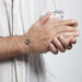 Bracelet Argent Blanc Crocus - Bracelets Homme | Histoire d’Or