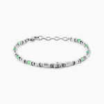Bracelet Cliff Acier Gris Aventurine H&eacute;matite Oxyde De Zirconium - Bracelets Homme | Histoire d&rsquo;Or