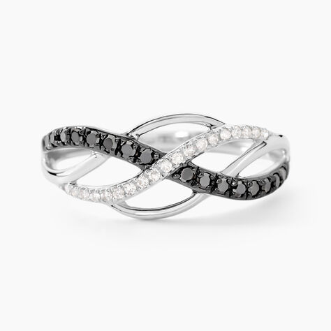 Bague Amara Or Blanc Diamant - Bagues avec pierre Femme | Histoire d’Or