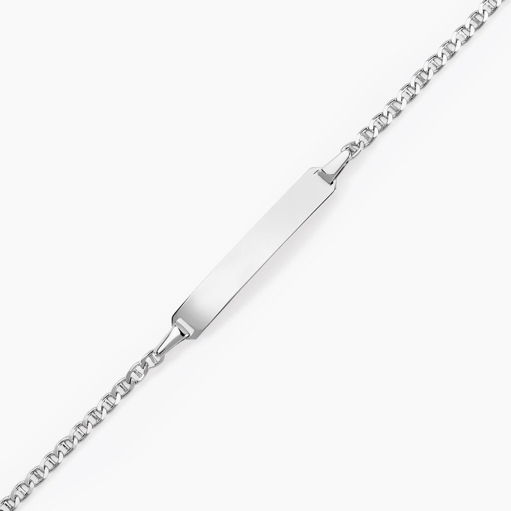 Bracelet Identite Bebe Or Blanc Faniela - Bracelets Communion Enfant | Histoire d&rsquo;Or