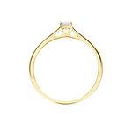 Bague Solitaire Or Jaune Aphrodite Diamant - Bagues solitaires Femme | Histoire d&rsquo;Or