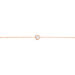 Bracelet Kadidjatou Or Rose Oxyde De Zirconium - Bracelets Coeur Femme | Histoire d’Or
