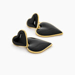 Boucles D'Oreilles Pendantes Ha&iuml;a Acier Dor&eacute; - Boucles d'oreilles fantaisie Femme | Histoire d&rsquo;Or
