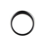 Bague Ceramik Design Argent Blanc Oxyde De Zirconium Et C&eacute;ramique - Bagues avec pierre Femme | Histoire d&rsquo;Or