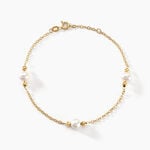 Bracelet Cannelle Or Jaune Perle De Culture - Bracelets Femme | Histoire d&rsquo;Or