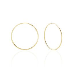 Créoles Dominae Or Jaune - Boucles d'oreilles créoles Femme | Histoire d’Or