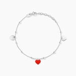 Bracelet Hinde Argent Blanc - Bracelets Femme | Histoire d&rsquo;Or
