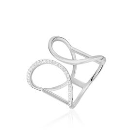 Bague Keylhia Argent Blanc Oxyde De Zirconium - Bagues avec pierre Femme | Histoire d’Or