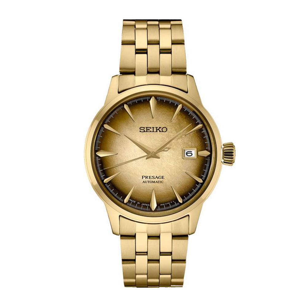Montre seiko plaqué on sale or homme