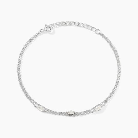 Bracelet Giulette Argent Blanc Oxyde De Zirconium - Bracelets Femme | Histoire d&rsquo;Or