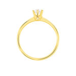 Bague Solitaire Niva Or Jaune Diamant - Bagues solitaires Femme | Histoire d&rsquo;Or