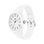 Montre Fossil Everett 3 Hand Blanc - F&ecirc;te des p&egrave;res Homme | Histoire d&rsquo;Or