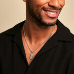 Collier Pulse Argent Blanc - Colliers Homme | Histoire d&rsquo;Or