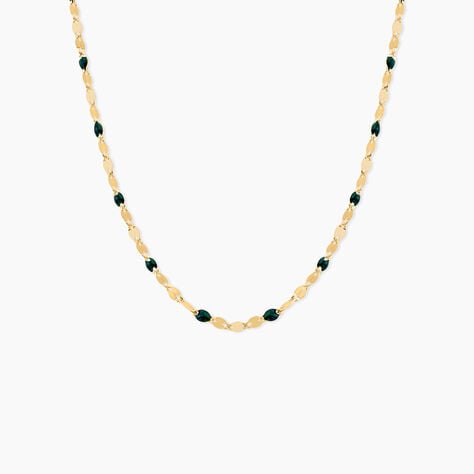 Collier Asteria Argent Dor&eacute; A L'Or 750/1000 - Bijoux sans pierre Femme | Histoire d&rsquo;Or