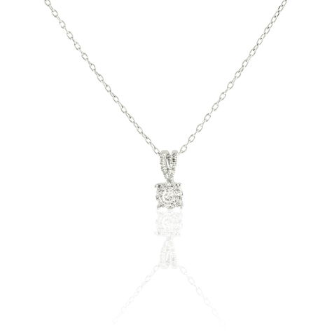 Collier Orphee Or Blanc Diamant - Colliers Femme | Histoire d&rsquo;Or