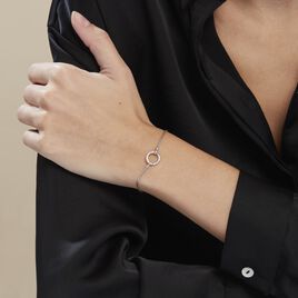Bracelet Argent Blanc Melia - Bracelets fantaisie Femme | Histoire d’Or