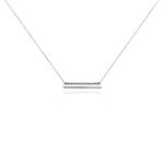Collier Bronwen Argent Blanc - Colliers fantaisie Femme | Histoire d&rsquo;Or