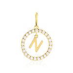 Pendentif Gabe Or Jaune Oxyde De Zirconium - Pendentifs Femme | Histoire d&rsquo;Or