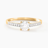Bague Manon Or Jaune Oxyde De Zirconium