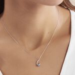 Collier Anais Or Blanc Perle De Culture Et Oxyde De Zirconium - Colliers Femme | Histoire d&rsquo;Or