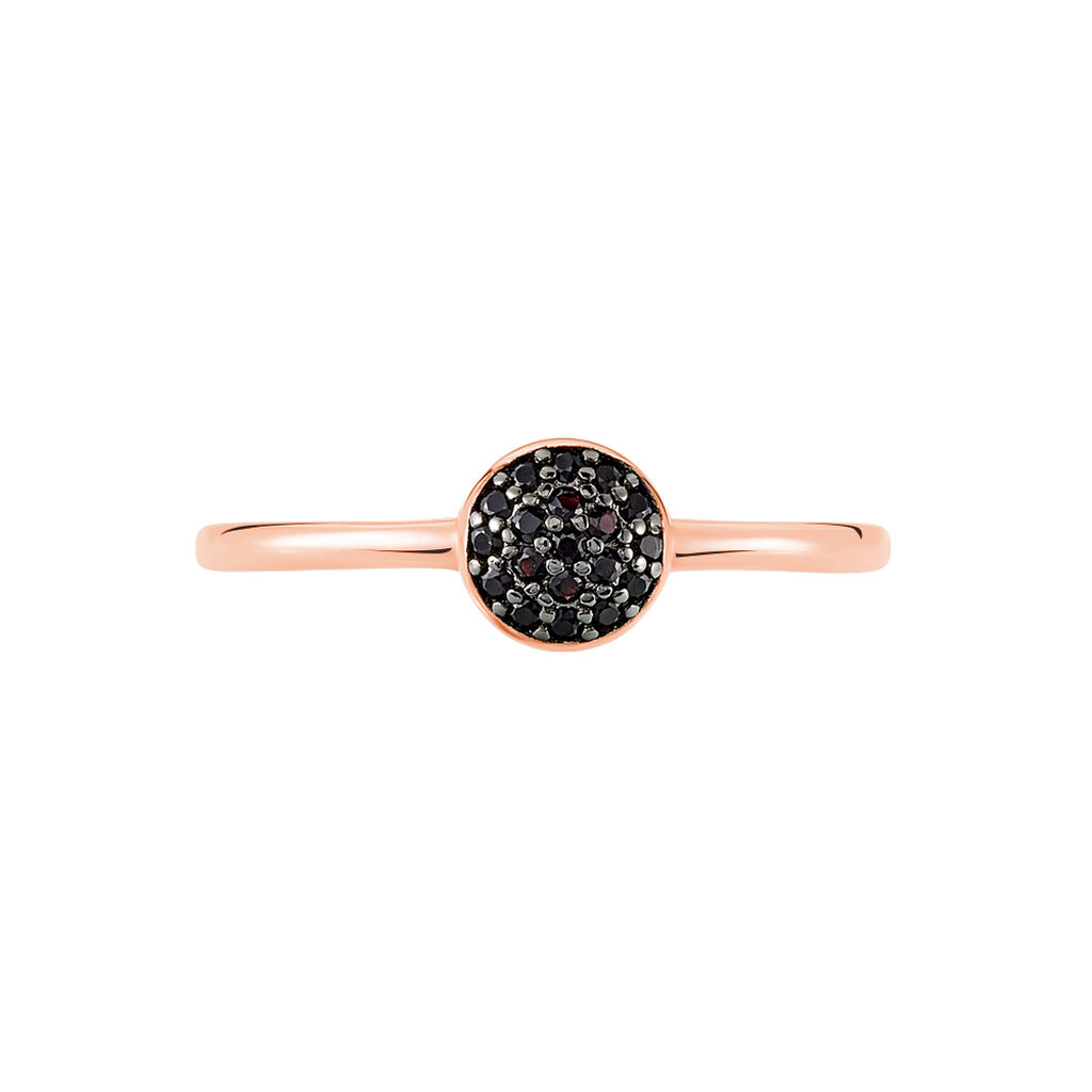 Bague Colline Argent Rose Oxyde De Zirconium - Bagues avec pierre Femme | Histoire d’Or