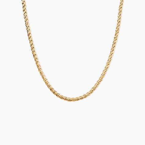 Collier Jayna Maille Palmier Or Jaune - Chaines Femme | Histoire d&rsquo;Or