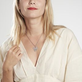 Collier Disney Acier Blanc Cristaux - Colliers fantaisie Femme | Histoire d’Or