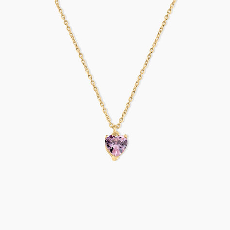 Collier Plaqué Or Carpantus Oxyde De Zirconium - Colliers fantaisie Femme | Histoire d’Or