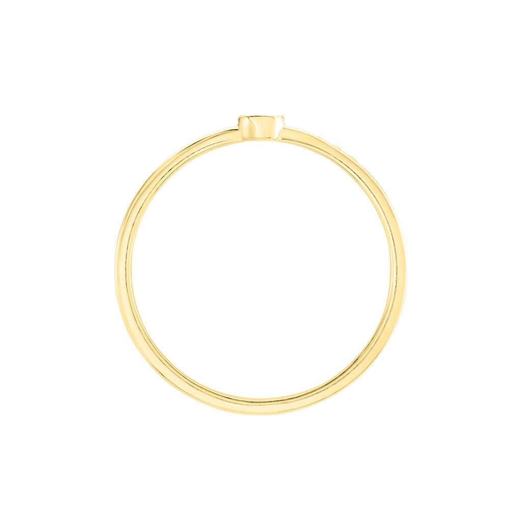 Bague Lazzaro Or Jaune Diamant - Bagues avec pierre Femme | Histoire d&rsquo;Or