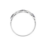 Bague Lina-maria Or Blanc Saphir Et Diamant - Bagues avec pierre Femme | Histoire d&rsquo;Or