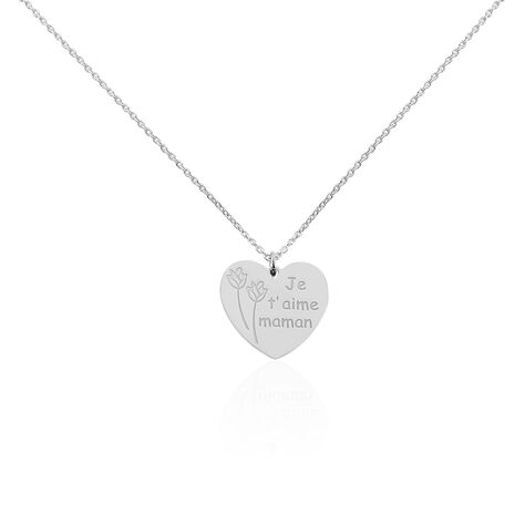 Collier Florine Argent Blanc - Colliers fantaisie Femme | Histoire d’Or