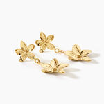 Boucles D'Oreilles Puces Innes Argent Dor&eacute; - Clous d'oreilles Femme | Histoire d&rsquo;Or