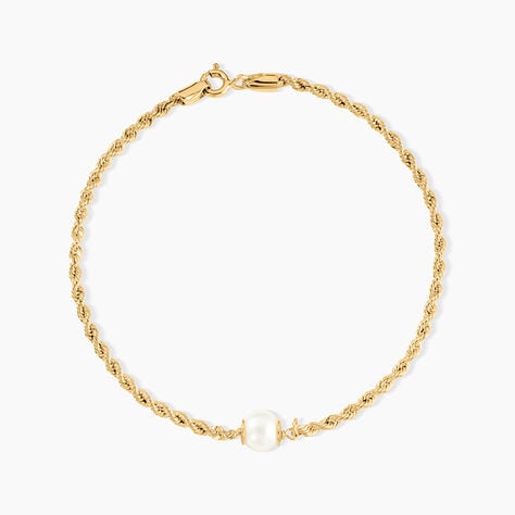 Bracelet Jerry Or Jaune Perle De Culture - Bracelets Femme | Histoire d&rsquo;Or