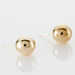Boucles D'oreilles Puces Fidelia Boule Or Jaune - Clous d'oreilles Femme | Histoire d’Or