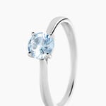 Bague Elyana Argent Blanc Oxyde De Zirconium - Bagues solitaires Femme | Histoire d&rsquo;Or