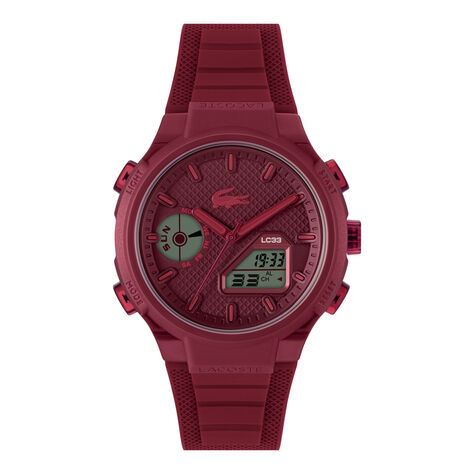 Montre Lacoste Lc33 Bordeaux - Nouveautés montres Homme | Histoire d’Or