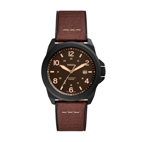 Montre Fossil Bronson Noir - Montres Homme | Histoire d’Or