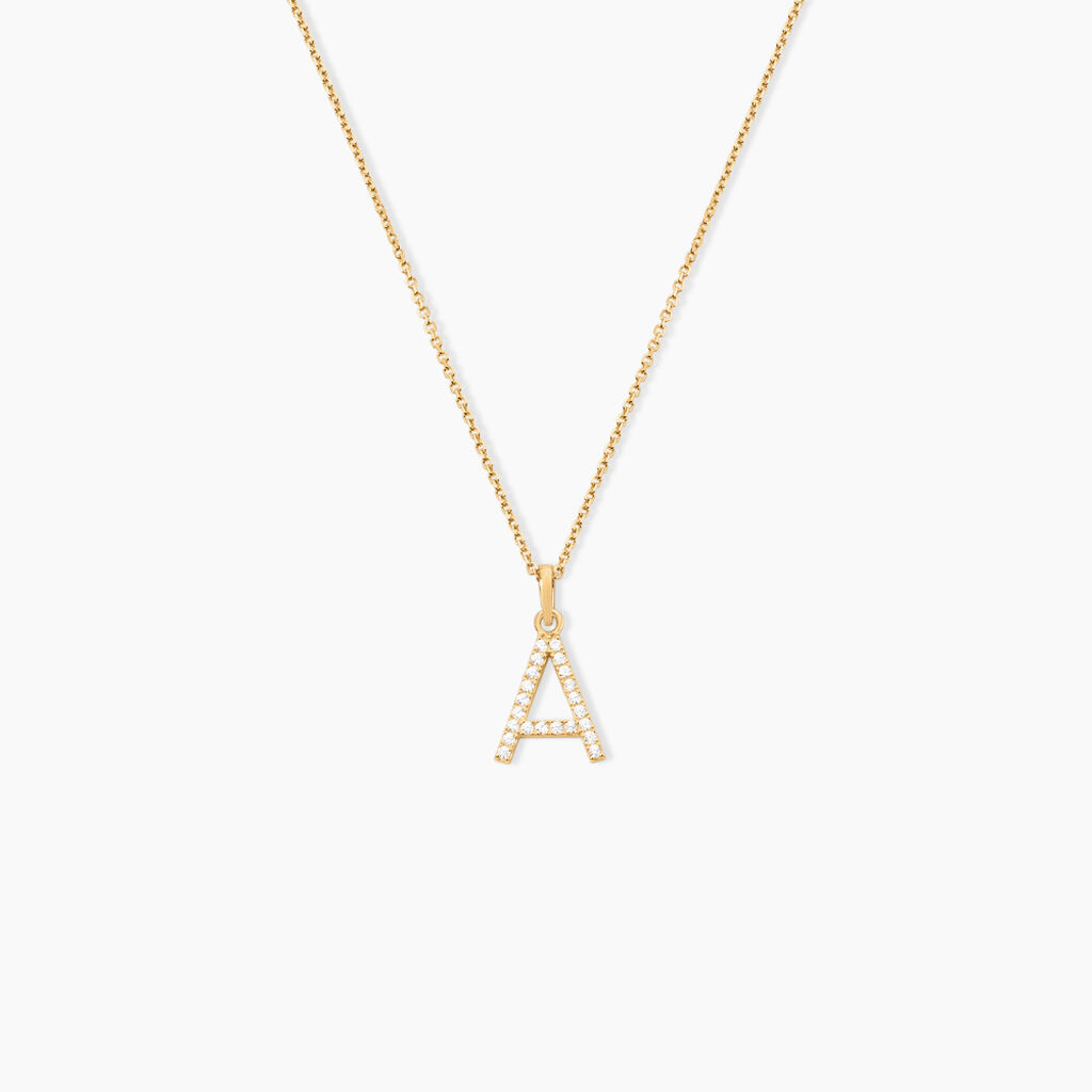 Pendentif Klementine Or Jaune Oxyde De Zirconium - Pendentifs Famille | Histoire d’Or