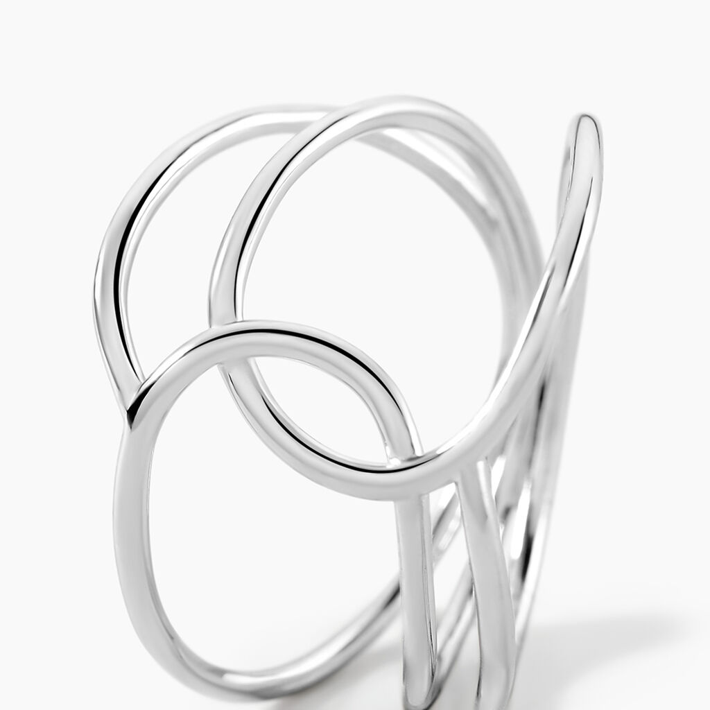 Bague Paros Argent Blanc - Bagues fantaisie Femme | Histoire d&rsquo;Or