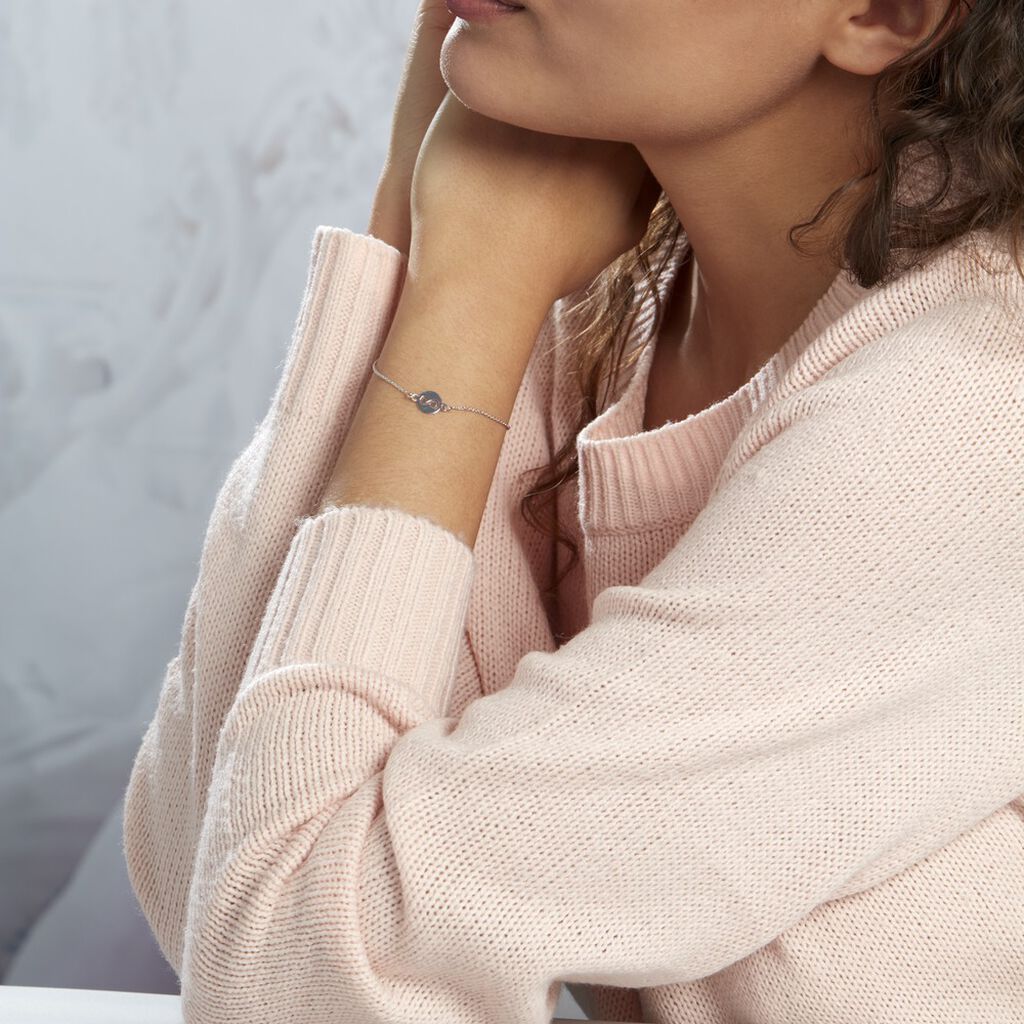 Bracelet Shereen Argent Blanc - Bracelets Femme | Histoire d’Or