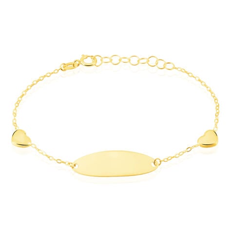 Bracelet Identité Gaspardine Maille Forçat Or Jaune - Bracelets Communion Enfant | Histoire d’Or