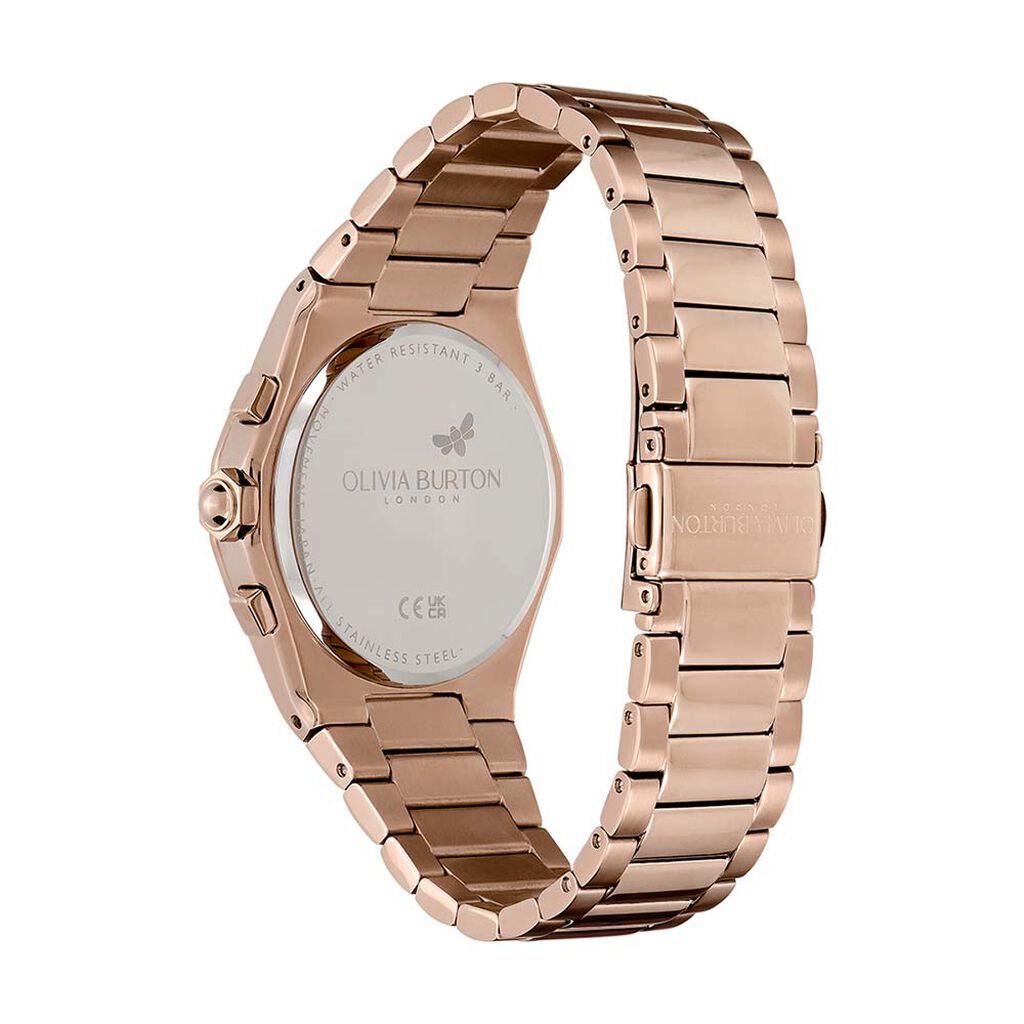 Montre Olivia Burton Hexa Multifonction Rose - Montres Femme | Histoire d’Or