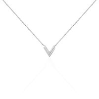 Collier Nollia Argent Blanc Oxyde De Zirconium
