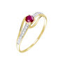 Bague Tanissia Or Jaune Rubis