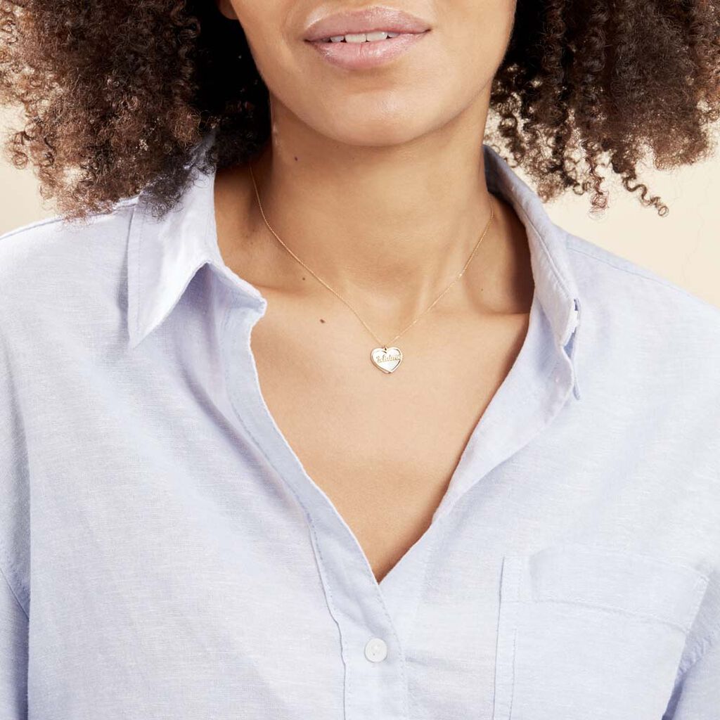 Collier Or Jaune Proxumae Nacre - Colliers Femme | Histoire d’Or