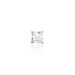 Boucle D'oreille Puce Unitaire Paco Argent Blanc Oxyde De Zirconium - Boucles d'oreilles fantaisie Homme | Histoire d’Or