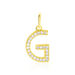 Pendentif Lettre G Or Jaune Oxyde - Pendentifs Famille | Histoire d’Or