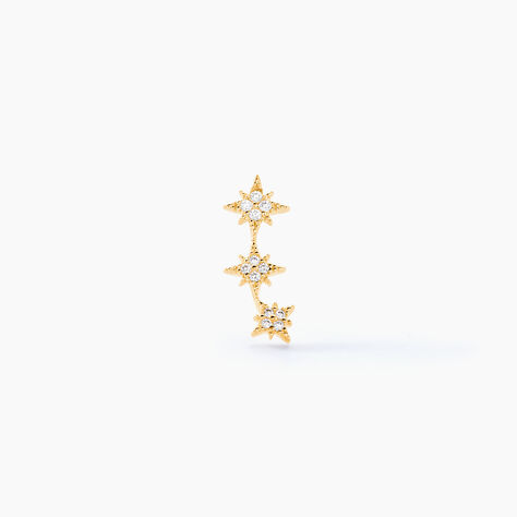 Bijou D'oreille Unitaire Arn Or Jaune Oxyde De Zirconium - Ear cuffs Femme | Histoire d’Or
