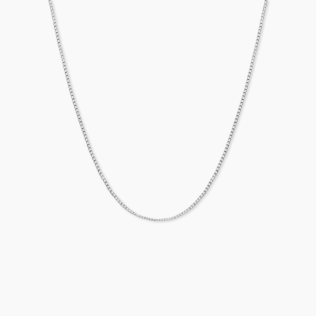 Cha&icirc;ne Alyze Argent Blanc - Chaines Femme | Histoire d&rsquo;Or